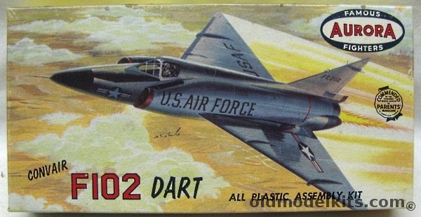 Aurora 1/121 Convair F-102 Delta Dart - (YF-102), 290-29 plastic model kit